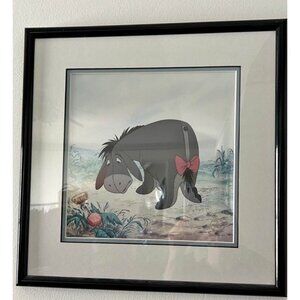 Disney Cel Eeyore’s Lament Winnie the Pooh Ltd Ed. Framed Sericel Rare